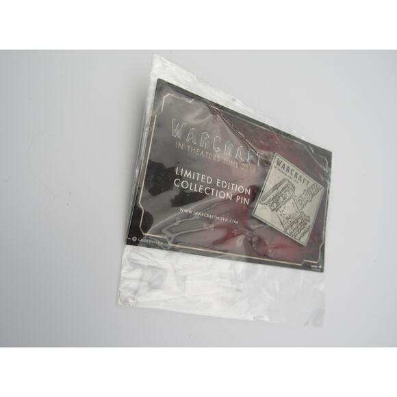 NEW Sealed Warcraft Movie Collection Pin Doomhammer Horde Limited Edition 2015 - Picture 12 of 12